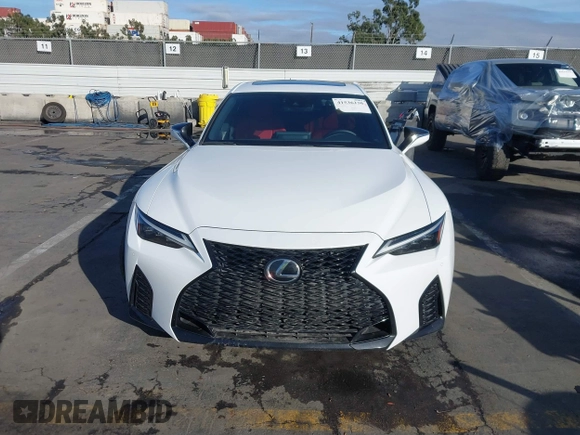 2023 Lexus IS with VIN JTHGZ1B20P5062521, listed as a IAAI auction lot 41536230 with 15,532 mi miles. Bid and sale history available at carsss.com. Image 12.