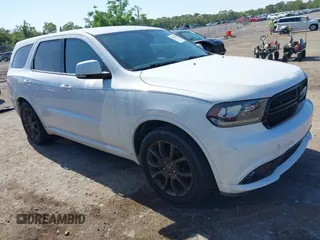 2017 Dodge Durango GT with VIN 1C4RDHDG2HC953689, listed as a IAAI auction lot 42019043 with 112,412 mi miles and . Bid and sale history available at carsss.com. Image 1.