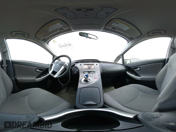 2013 Toyota Prius One with VIN JTDKN3DU8D1717206, listed as a IAAI auction lot 41723313 with 124,111 mi miles. Bid and sale history available at carsss.com. Image 18.