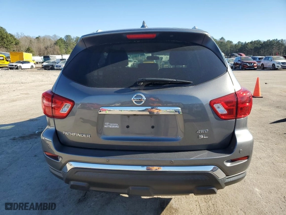 2019 Nissan Pathfinder S with VIN 5N1DR2MM4KC620248, listed as a Copart auction lot 47361515 with NaN miles and Salvage Title. Bid and sale history available at carsss.com. Image 6.