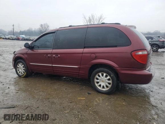 2002 Chrysler Town & Country LXi with VIN 2C8GP54L02R748587, listed as a Copart auction lot 43621485 with 161,646 mi miles and Salvage Title. Bid and sale history available at carsss.com. Image 2.