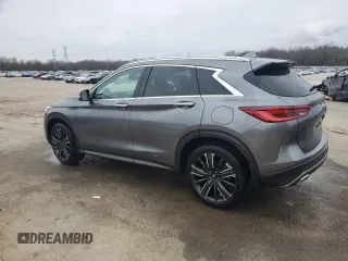 2022 Infiniti QX50 Luxe z VIN 3PCAJ5BA6NF113237, wystawiony jako Copart lot #42326275 z przebiegiem 44 538 mil mil oraz Szkoda całkowita • Salvage title. Historia ofert i sprzedaży dostępna na DreamBid. Obrazek 2.