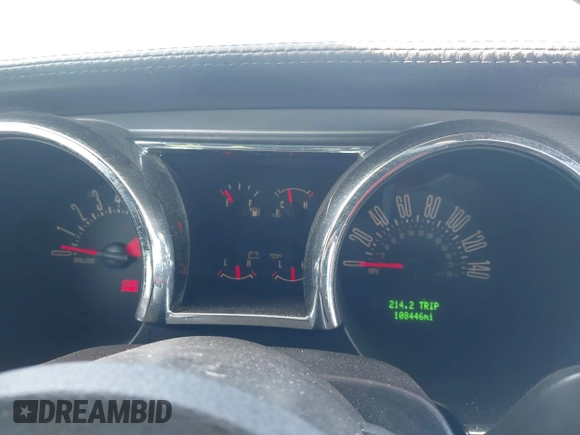 2007 Ford Mustang GT Deluxe with VIN 1ZVHT85HX75286862, listed as a IAAI auction lot 42168563 with 108,446 mi miles and . Bid and sale history available at DreamBid. Image 7.