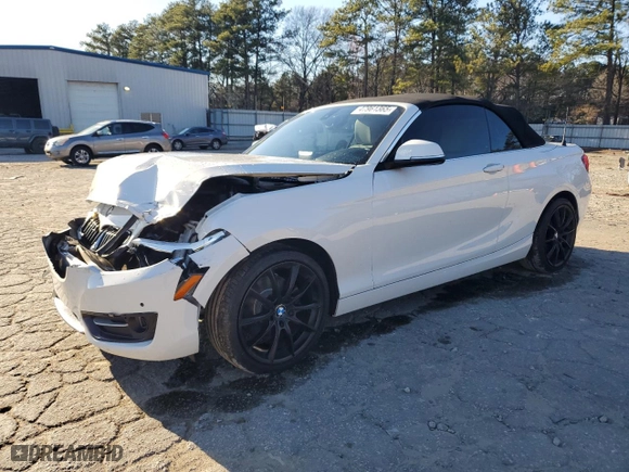 2017 BMW 2 Series 230i with VIN WBA2K9C31H7A26221, listed as a Copart auction lot 47961365 with NaN miles and Salvage Title. Bid and sale history available at carsss.com. Image 1.