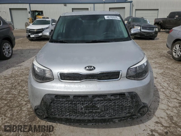 2014 Kia Soul + with VIN KNDJP3A51E7700667, listed as a Copart auction lot 48702635 with 74,301 mi miles and Salvage Title. Bid and sale history available at DreamBid. Image 5.