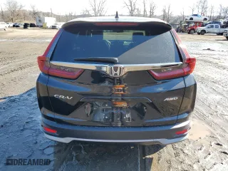 2021 Honda CR-V EX-L with VIN 2HKRW2H81MH653148, listed as a Copart auction lot 47107495 with 60,120 mi miles and Salvage Title. Bid and sale history available at carsss.com. Image 6.