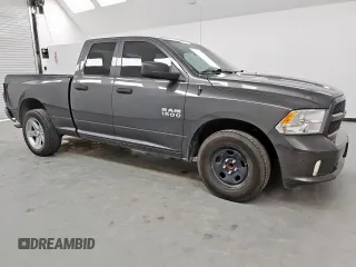 2018 Ram 1500 Express with VIN 1C6RR6FG2JS171561, listed as a Copart auction lot 60027605 with 103,648 mi miles and Clean title. Bid and sale history available at DreamBid. Image 4.