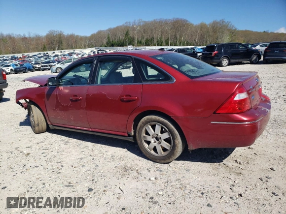 2007 Ford Five Hundred SEL z VIN 1FAFP24177G107400, wystawiony jako Copart lot #54724325 z przebiegiem 157 739 mil mil oraz Czysty tytuł • Clean title. Historia ofert i sprzedaży dostępna na DreamBid. Obrazek 2.