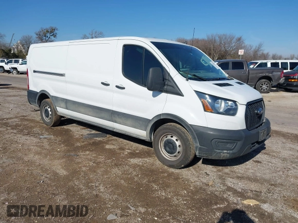 2022 Ford Transit Cargo with VIN 1FTYE1YG3NKA77243, listed as a IAAI auction lot 41231977 with 55,300 mi miles and . Bid and sale history available at DreamBid. Image 1.