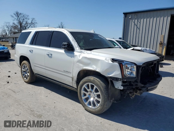 2016 GMC Yukon Denali with VIN 1GKS2CKJ7GR361844, listed as a Copart auction lot 48511895 with 119,231 mi miles and Salvage Title. Bid and sale history available at carsss.com. Image 4.