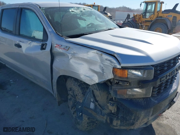 2019 Chevrolet Silverado 1500 Custom Trail Boss with VIN 3GCPYCEF2KG276295, listed as a IAAI auction lot 41376338 with 68,336 mi miles. Bid and sale history available at carsss.com. Image 6.