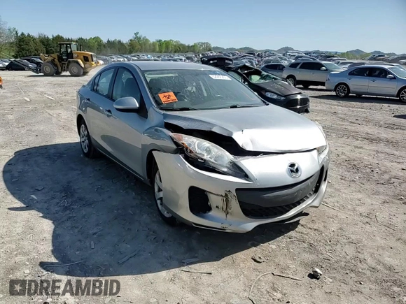 2013 Mazda 3 i SV with VIN JM1BL1TG4D1769423, listed as a Copart auction lot 52286265 with 171,103 mi miles and Salvage Title. Bid and sale history available at DreamBid. Image 10.