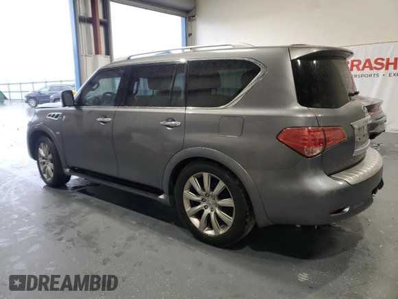 2016 Infiniti QX80 with VIN JN8AZ2NE8G9120469, listed as a Copart auction lot 73436594 with 216,678 mi miles and Salvage Title. Bid and sale history available at carsss.com. Image 2.