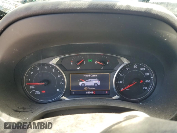 2021 GMC Terrain SLT with VIN 3GKALVEV3ML353665, listed as a Copart auction lot 55581865 with 85,903 mi miles and Salvage title. Bid and sale history available at DreamBid. Image 9.