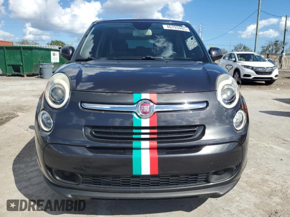 2015 FIAT 500L Easy with VIN ZFBCFABH6FZ036531, listed as a Copart auction lot 46793485 with 61,508 mi miles and Salvage title. Bid and sale history available at DreamBid. Image 5.