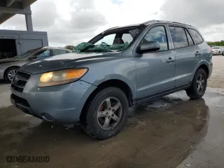 2007 Hyundai Santa Fe GLS with VIN 5NMSG13D67H124714, listed as a Copart auction lot 51256115 with 111,609 mi miles and Salvage Title. Bid and sale history available at carsss.com. Image 1.