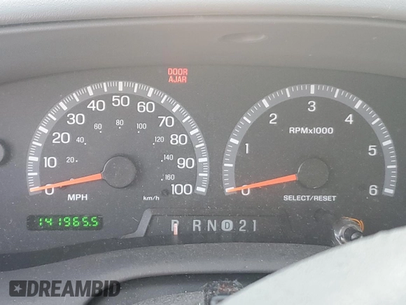 2003 Ford F-150 XL with VIN 2FTRX17253CA26445, listed as a Copart auction lot 48007025 with 141,965 mi miles and Clean Title. Bid and sale history available at carsss.com. Image 9.