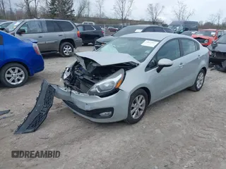 2014 Kia Rio EX with VIN KNADN4A36E6338670, listed as a IAAI auction lot 42035501 with 166,561 mi miles. Bid and sale history available at carsss.com. Image 17.