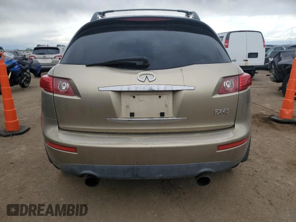 2003 Infiniti FX Options with VIN JNRBS08W83X404722, listed as a Copart auction lot 55863955 with 215,432 mi miles and Clean Title. Bid and sale history available at DreamBid. Image 6.