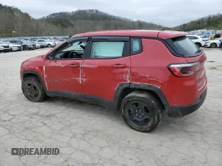 2019 Jeep Compass Sport with VIN 3C4NJDAB6KT827629, listed as a Copart auction lot 52756685 with 44,882 mi miles and Salvage title. Bid and sale history available at DreamBid. Image 2.