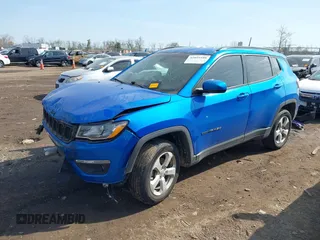 2019 Jeep Compass Latitude z VIN 3C4NJDBB9KT713896, wystawiony jako IAAI lot #42055180 z przebiegiem 67 025 mil mil oraz . Historia ofert i sprzedaży dostępna na DreamBid. Obrazek 18.