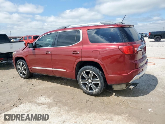 2018 GMC Acadia Denali with VIN 1GKKNPLS1JZ132069, listed as a Copart auction lot 55849365 with 76,936 mi miles and Salvage title. Bid and sale history available at DreamBid. Image 2.