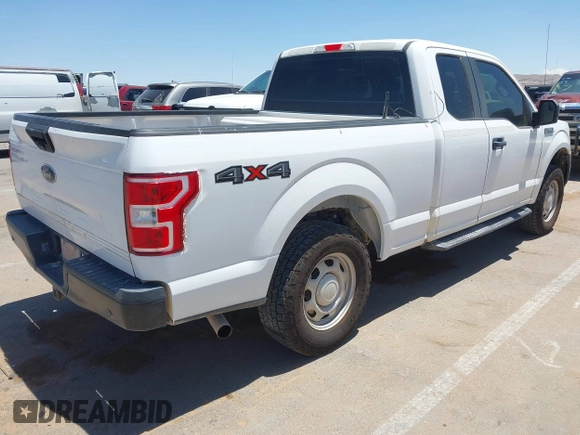 2018 Ford F-150 XL with VIN 1FTFX1E5XJKD86996, listed as a IAAI auction lot 42256819 with 141,798 mi miles and . Bid and sale history available at DreamBid. Image 4.