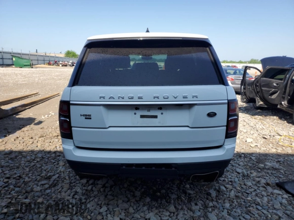 2020 Land Rover Range Rover P525 HSE with VIN SALGS2SE6LA596610, listed as a Copart auction lot 61642135 with 31,829 mi miles and Salvage title. Bid and sale history available at DreamBid. Image 6.