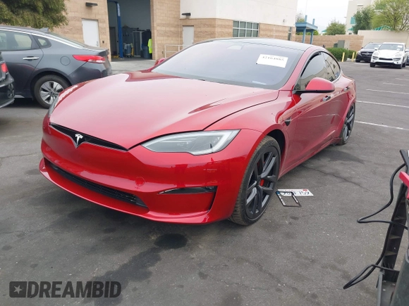 2023 Tesla Model S Plaid с VIN 5YJSA1E69PF510559, выставлен на аукционе IAAI как лот 42164885 с пробегом 28 200 миль миль и . История ставок и продаж доступна на DreamBid. Изображение 19.
