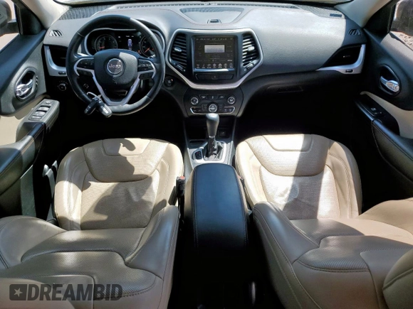2015 Jeep Cherokee Limited with VIN 1C4PJLDB3FW572761, listed as a Copart auction lot 52529045 with 101,302 mi miles and Salvage Title. Bid and sale history available at DreamBid. Image 8.