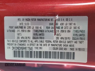2024 Mazda CX-30 S Premium with VIN 3MVDMBDM9RM617646, listed as a Copart auction lot 43550105 with 11,041 mi miles and Salvage Title. Bid and sale history available at DreamBid. Image 12.