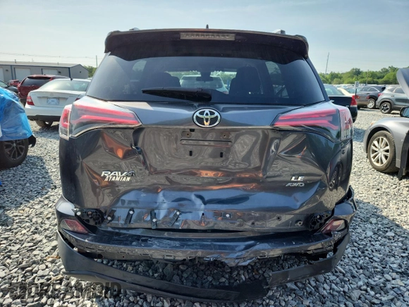 2017 Toyota RAV4 LE with VIN JTMBFREV5HJ146464, listed as a Copart auction lot 61841125 with 125,365 mi miles and Salvage title. Bid and sale history available at DreamBid. Image 6.