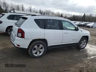 2017 Jeep Compass High Altitude with VIN 1C4NJDAB7HD164165, listed as a Copart auction lot 48239225 with 195,675 mi miles and Clean Title. Bid and sale history available at carsss.com. Image 3.