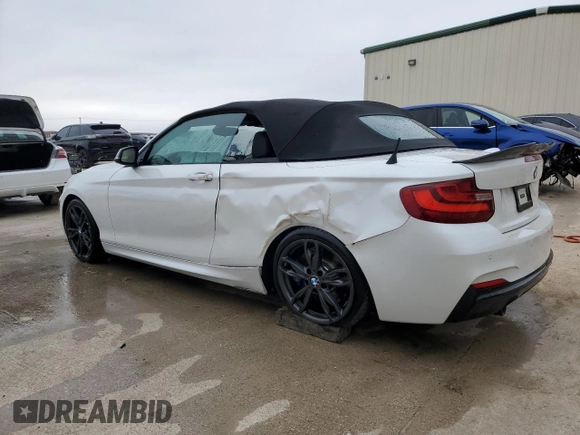 2016 BMW 2 Series M235i with VIN WBA1M1C59GV393903, listed as a Copart auction lot 78515724 with 0 mi miles and Salvage Title. Bid and sale history available at carsss.com. Image 2.