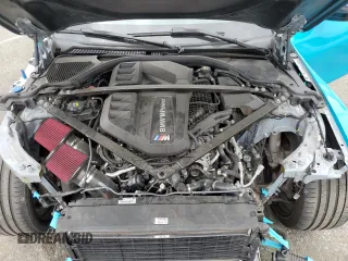 2021 BMW M4 with VIN WBS53AZ0XMCG52209, listed as a Copart auction lot 50234375 with 19,701 mi miles and Salvage title. Bid and sale history available at DreamBid. Image 13.