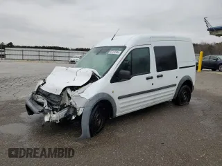 2013 Ford Transit Connect XL with VIN NM0LS6AN2DT132389, listed as a Copart auction lot 87312344 with 228,462 mi miles and Salvage Title. Bid and sale history available at carsss.com. Image 1.
