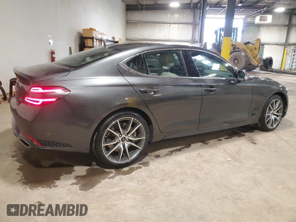 2024 Genesis G70 2.5T with VIN KMTG34SC4RU143030, listed as a Copart auction lot 53816695 with 20,631 mi miles and Clean title. Bid and sale history available at DreamBid. Image 3.