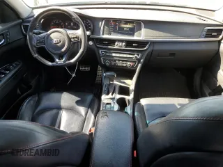 2016 Kia Optima SX Turbo with VIN 5XXGW4L25GG012459, listed as a Copart auction lot 61264204 with 117,785 mi miles and Salvage Title. Bid and sale history available at carsss.com. Image 8.