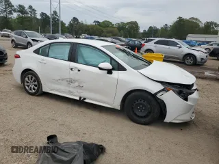 2021 Toyota Corolla LE with VIN 5YFEPMAE7MP186795, listed as a Copart auction lot 50960865 with Not Provided miles and Salvage Title. Bid and sale history available at DreamBid. Image 4.