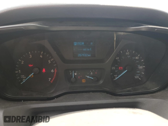 2017 Ford Transit Cargo with VIN 1FTBW3XG8HKA27569, listed as a Copart auction lot 41877665 with 207,932 mi miles and Salvage Title. Bid and sale history available at carsss.com. Image 9.
