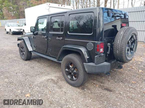 2015 Jeep Wrangler Unlimited Sahara with VIN 1C4HJWEG0FL661723, listed as a IAAI auction lot 41998393 with 89,077 mi miles. Bid and sale history available at carsss.com. Image 3.