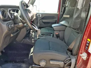 2021 Jeep Wrangler Unlimited Sport S with VIN 1C4HJXDN9MW596033, listed as a Copart auction lot 62300885 with 14,633 mi miles and Salvage title. Bid and sale history available at DreamBid. Image 7.