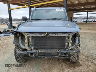 2023 Ford Bronco with VIN 1FMEE5DH6PLC15360, listed as a Copart auction lot 87738305 with 3,389 mi miles and Salvage Title. Bid and sale history available at DreamBid. Image 5.