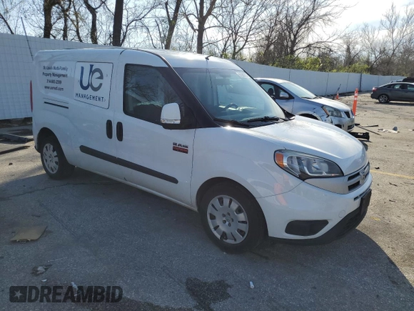 2017 Ram ProMaster City Cargo Van Tradesman SLT with VIN ZFBERFBB8H6E45100, listed as a Copart auction lot 51050325 with 133,805 mi miles and Clean Title. Bid and sale history available at carsss.com. Image 4.