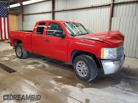 2012 Chevrolet Silverado 1500 Work Truck with VIN 1GCRKPE77CZ106834, listed as a Copart auction lot 72997754 with 61,796 mi miles and Salvage Title. Bid and sale history available at DreamBid. Image 4.