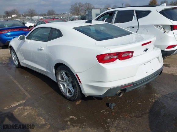 2021 Chevrolet Camaro 1LS with VIN 1G1FA1RXXM0131688, listed as a IAAI auction lot 41394288 with 56,346 mi miles. Bid and sale history available at carsss.com. Image 3.