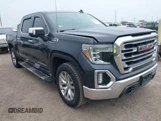 2020 GMC Sierra 1500 SLT z VIN 1GTU9DED8LZ240956, wystawiony jako IAAI lot #42296791 z przebiegiem 153 636 mil mil oraz . Historia ofert i sprzedaży dostępna na DreamBid. Obrazek 1.