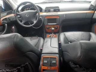 2004 Mercedes-Benz S-Class 4.3L with VIN WDBNG70J34A388195, listed as a Copart auction lot 44254255 with 0 mi miles and Salvage Title. Bid and sale history available at carsss.com. Image 8.