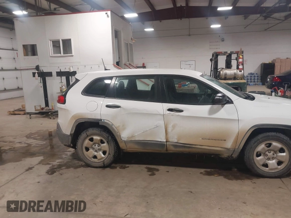 2016 Jeep Cherokee Sport with VIN 1C4PJMAS0GW254799, listed as a IAAI auction lot 41582436 with 140,471 mi miles and . Bid and sale history available at DreamBid. Image 6.