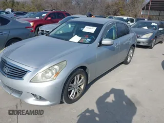 2011 Infiniti G25 Journey with VIN JN1DV6AP8BM603648, listed as a IAAI auction lot 41588304 with 209,178 mi miles and . Bid and sale history available at DreamBid. Image 2.